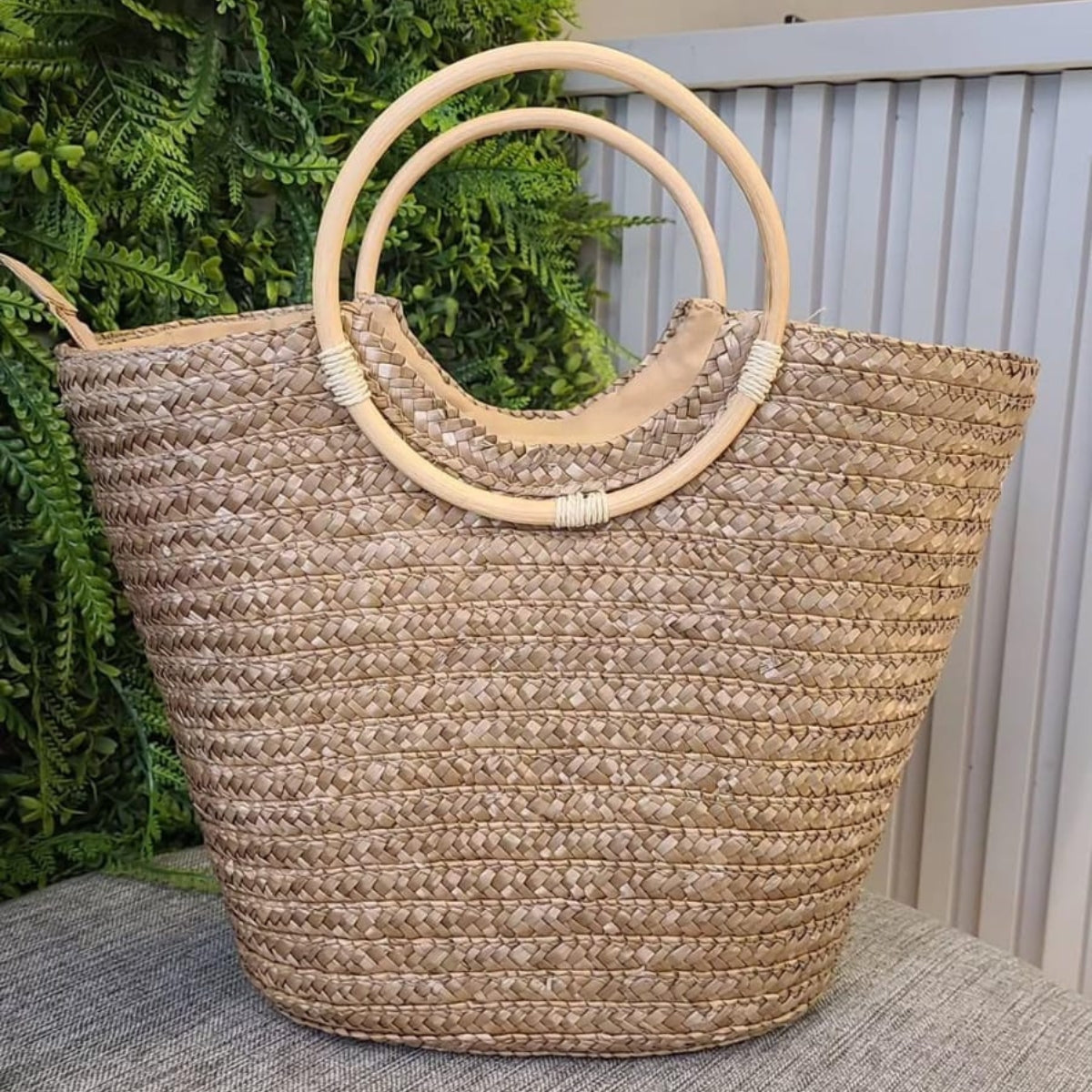 Bolsa Palha Praia Versátil Estilosa Praia Clube Passeio