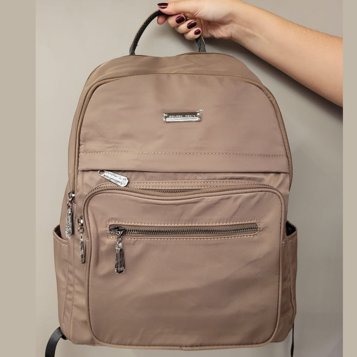 Mochila Feminina Casual Impermeável P/ Notebook Golden Fênix