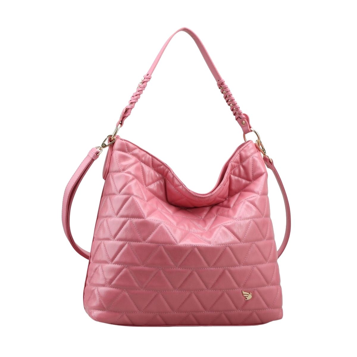 Bolsa Feminina Transversal Acetinada Grande