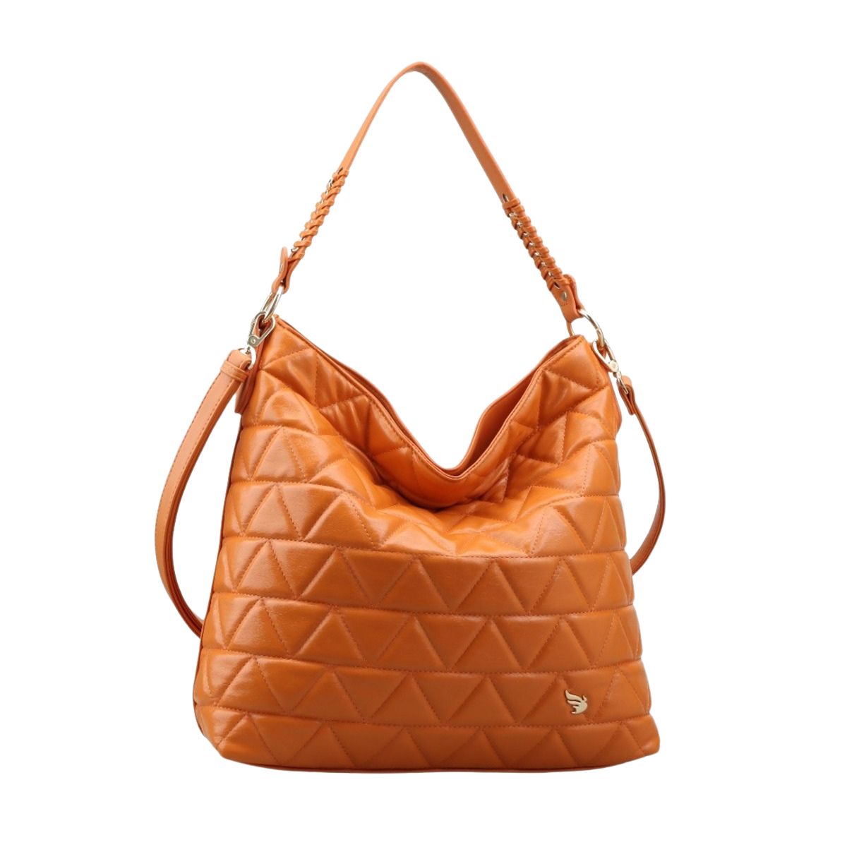 Bolsa Feminina Transversal Acetinada Grande