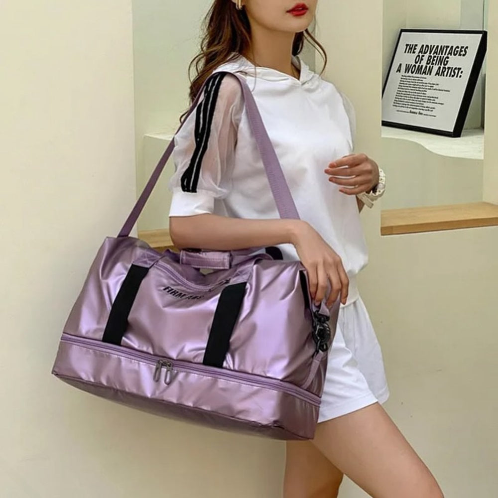 Bolsa Feminina Grande Capacidade Academia Mala Impermeável