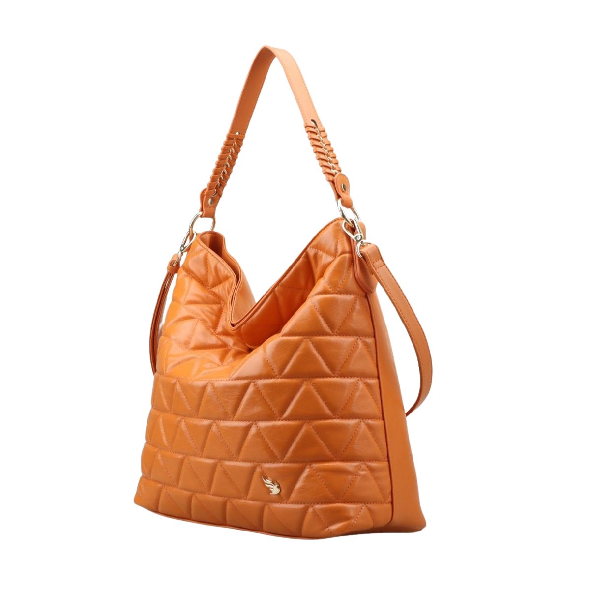 Bolsa Feminina Transversal Acetinada Grande
