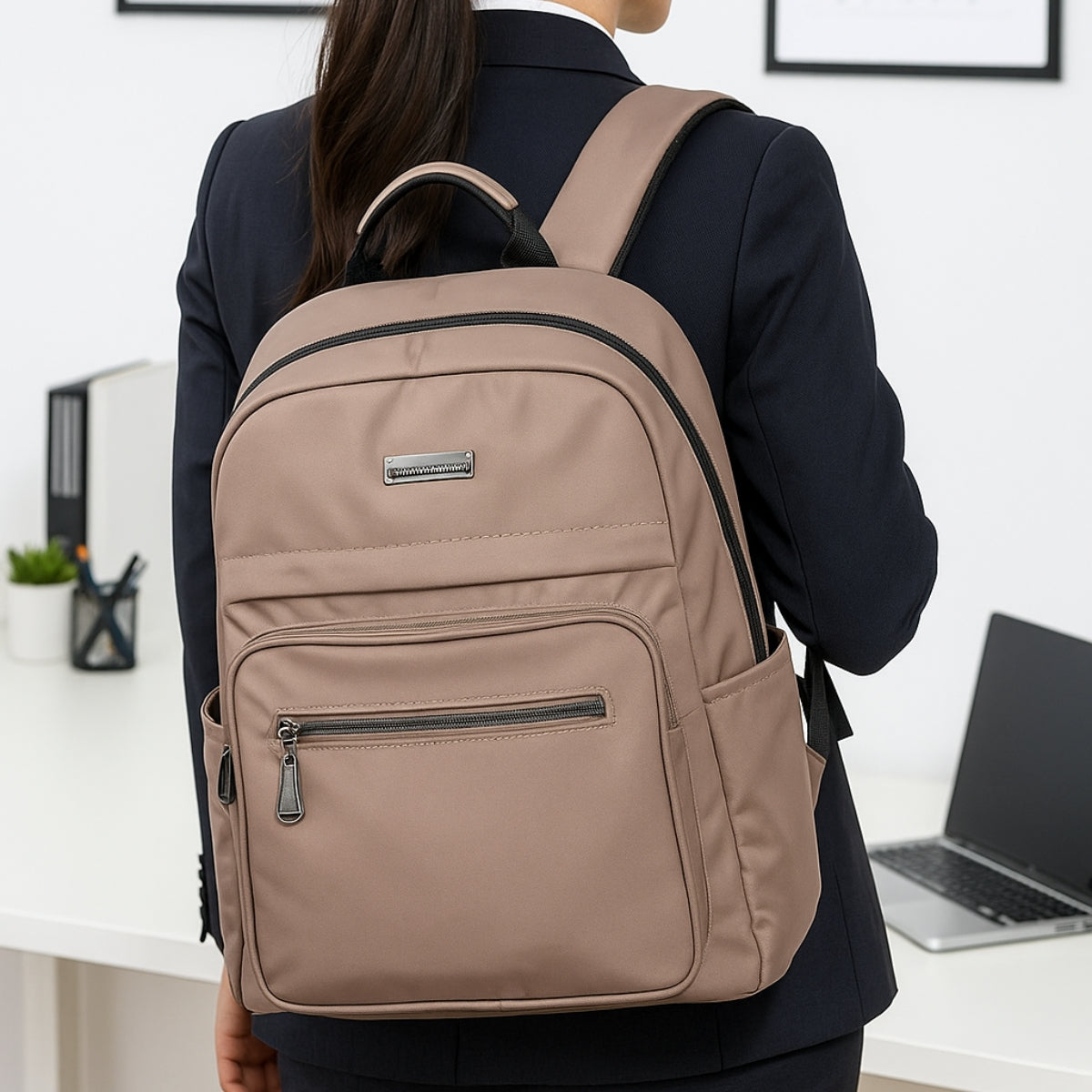 Mochila Feminina Casual Impermeável P/ Notebook Golden Fênix