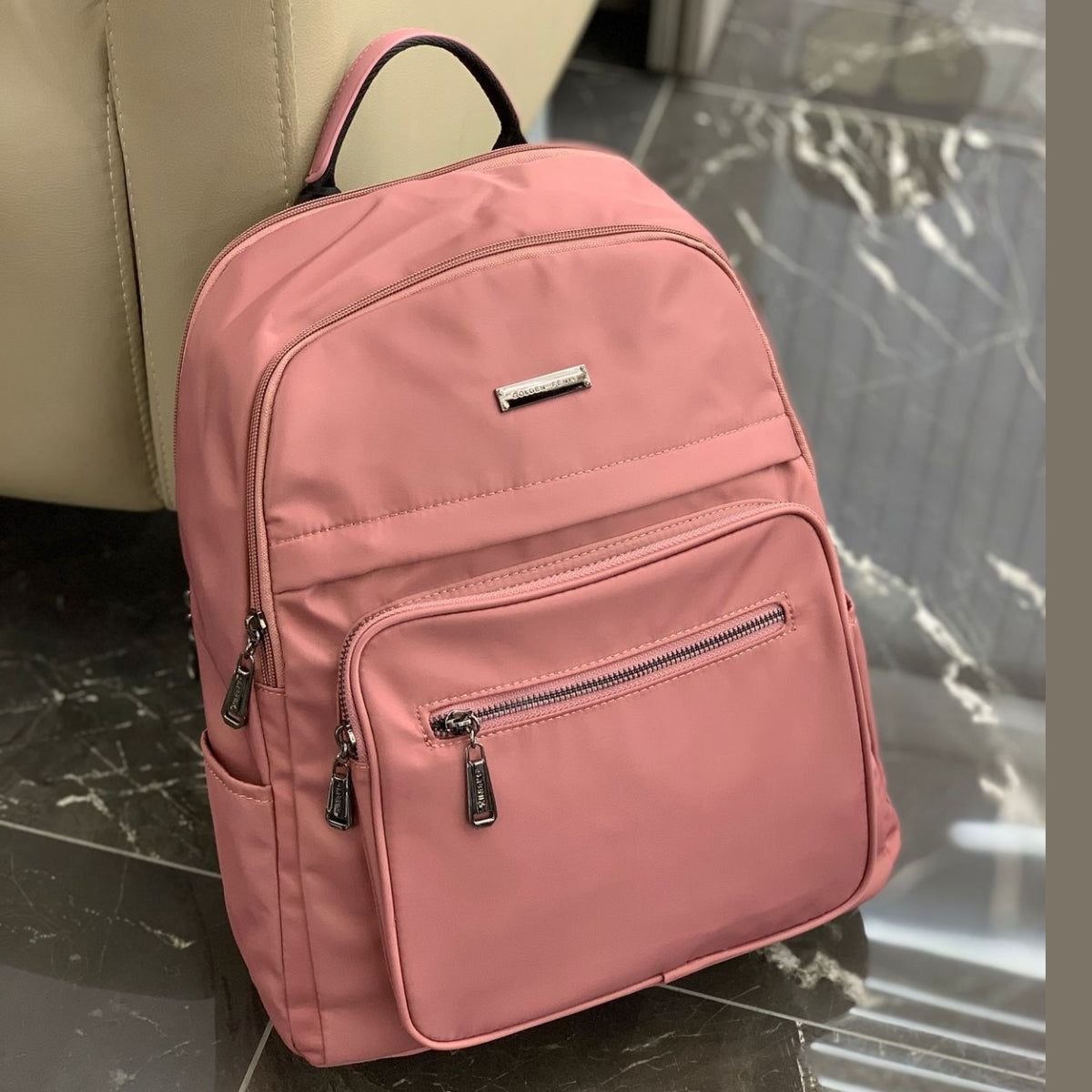 Mochila Feminina Casual Impermeável P/ Notebook Golden Fênix