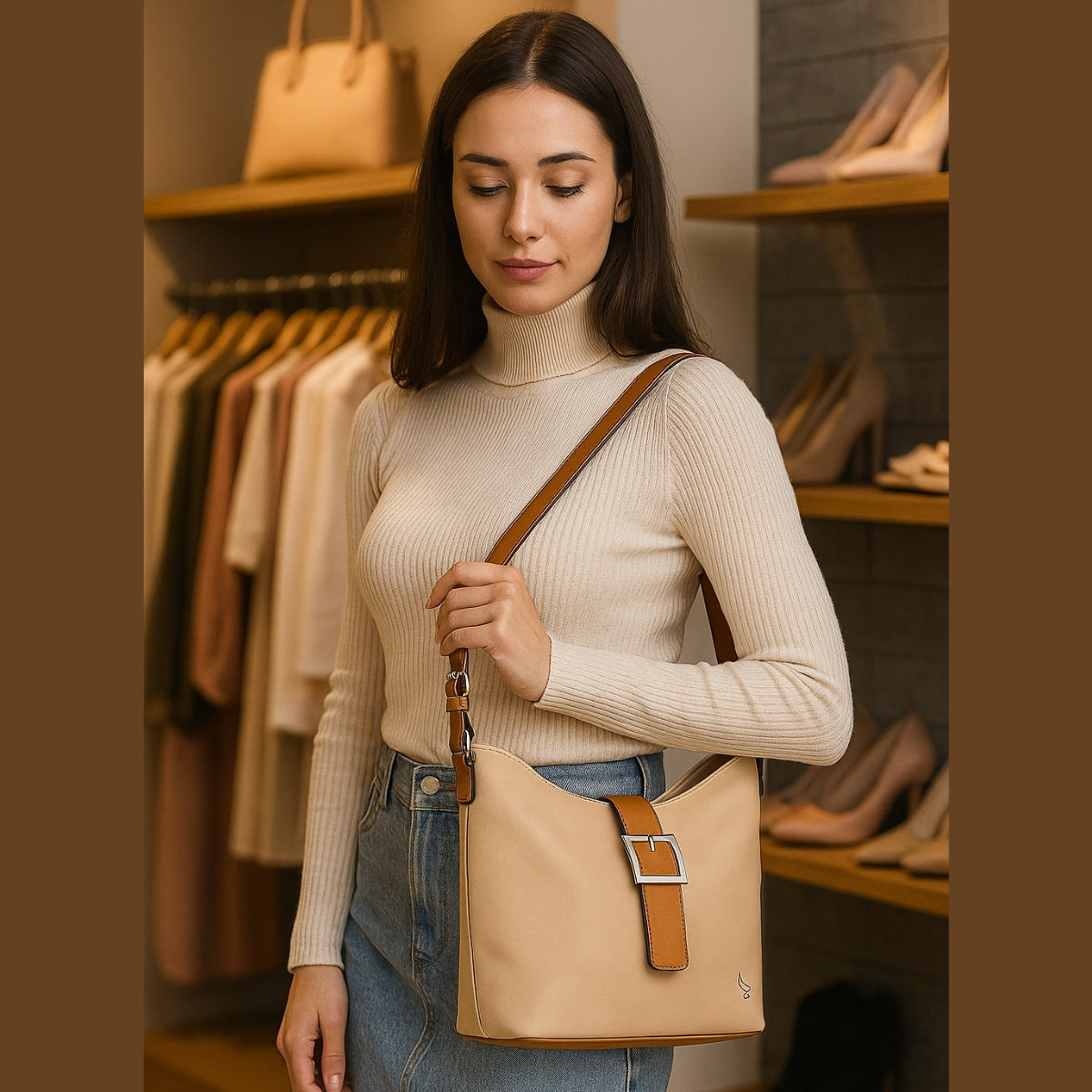 Bolsa Feminina Tiracolo Sofisticada Versátil