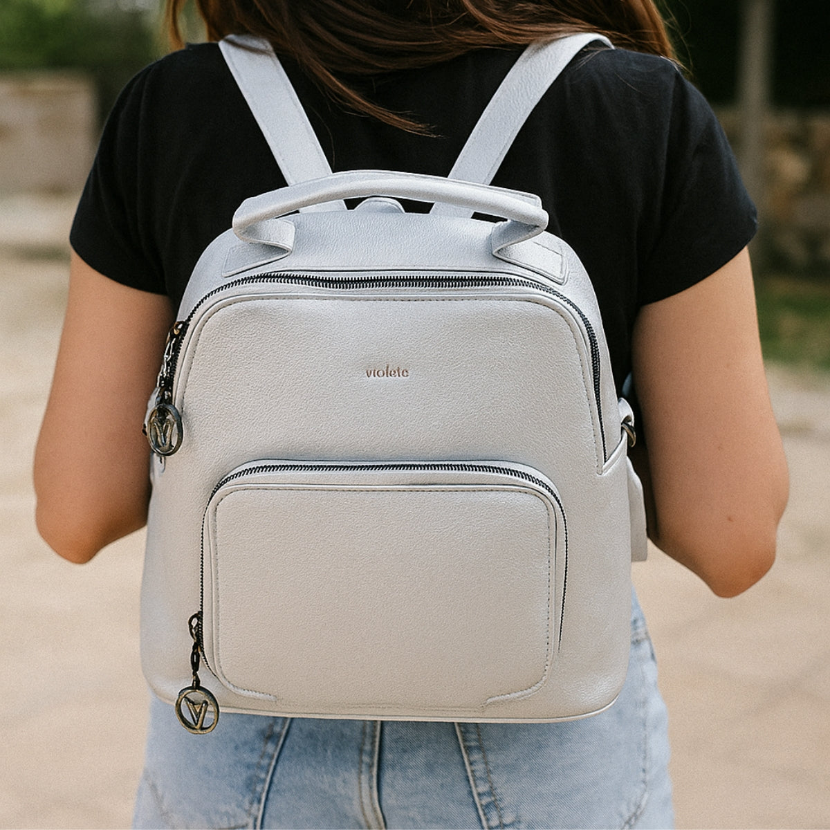 Mochila Bolsa Feminina 2 em 1 Versátil Estilo