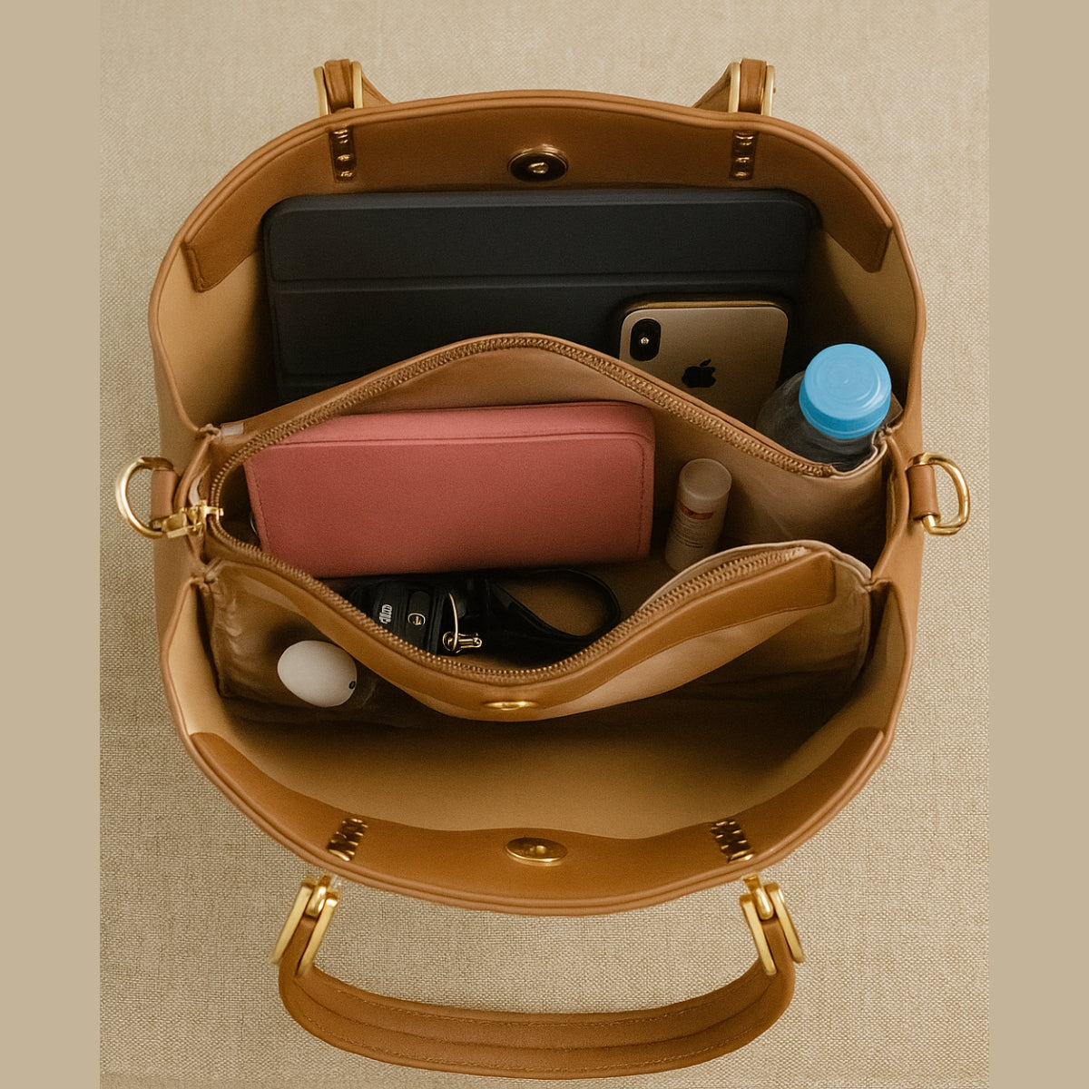 Bolsa Feminina Clássica Estruturada Elegante