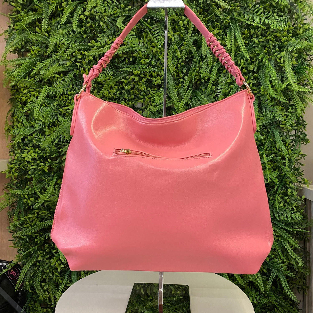 Bolsa Feminina Transversal Acetinada Grande