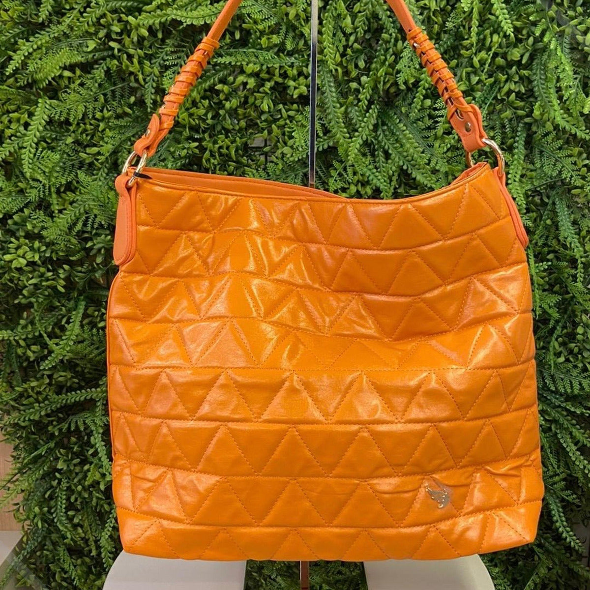 Bolsa Feminina Transversal Acetinada Grande
