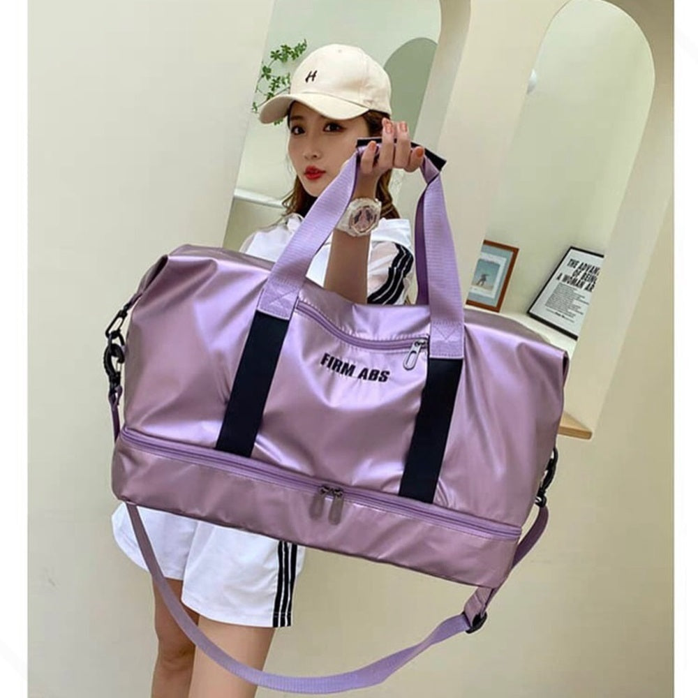Bolsa Feminina Grande Capacidade Academia Mala Impermeável
