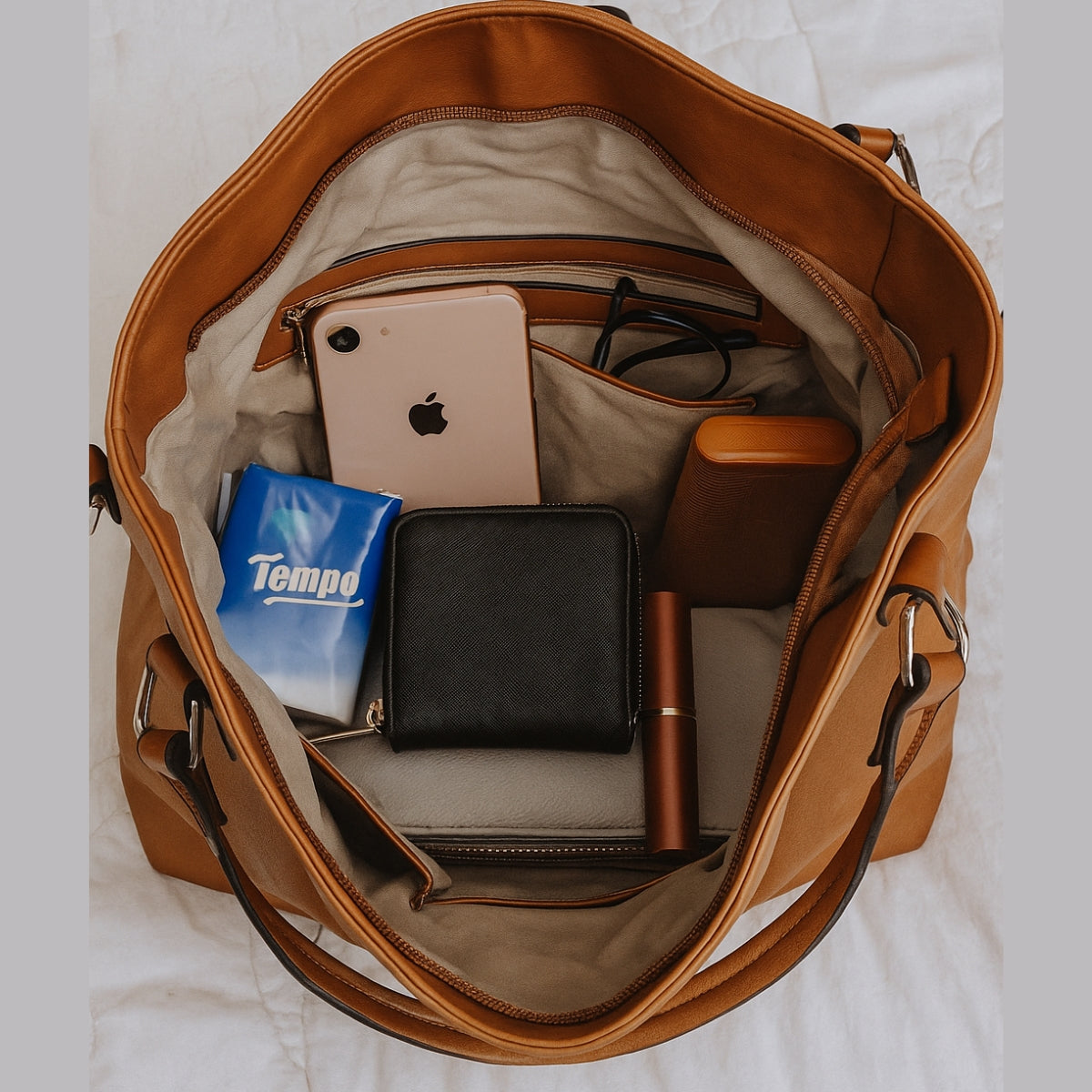 Bolsa Feminina Grande Sofisticada Versátil