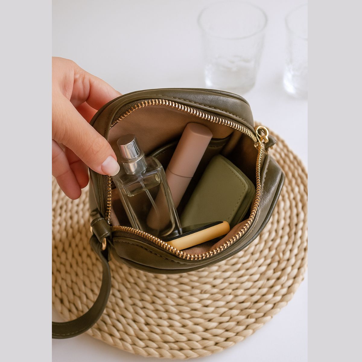 Bolsa Feminina Tiracolo Casual Leve Compacta Golden Fênix