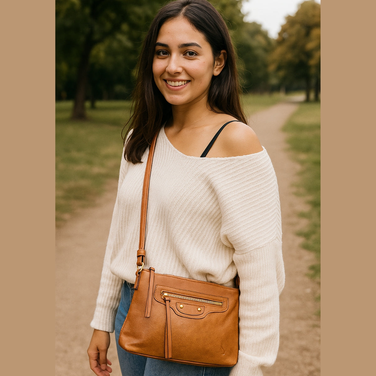 Bolsa Feminina Tiracolo Versátil Sofisticada