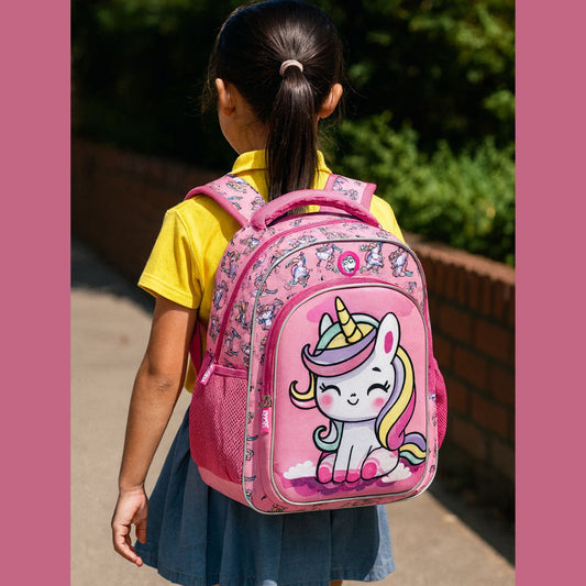 Mochila Escolar Passeio Infantil Unicórnio 16” Costa Meninas