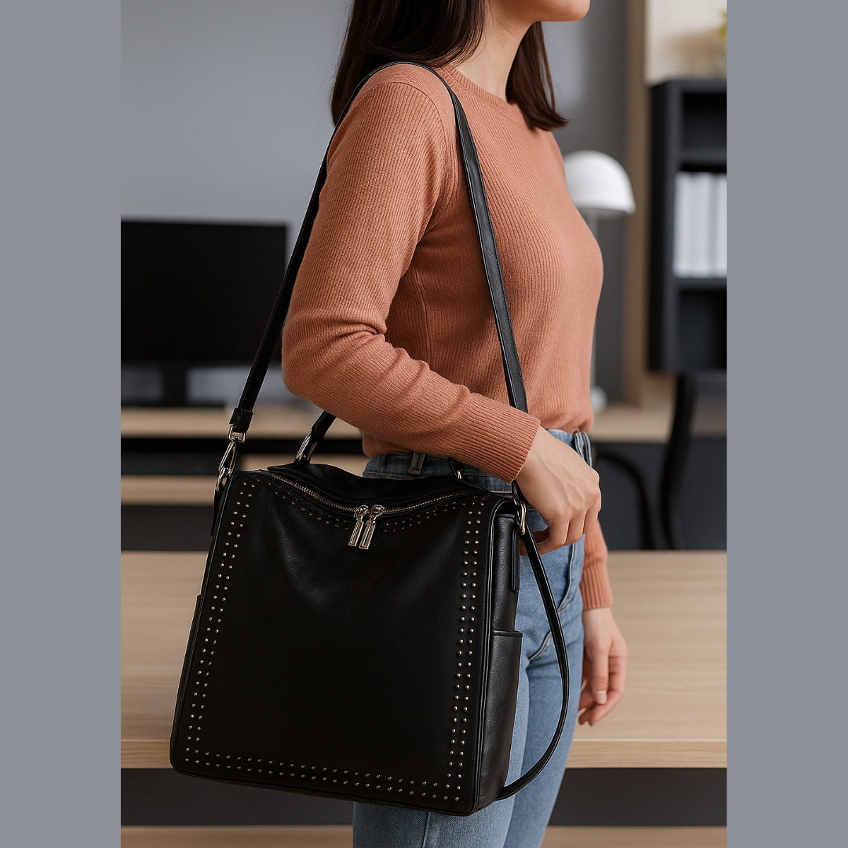 Mochila Bolsa Feminina Spike