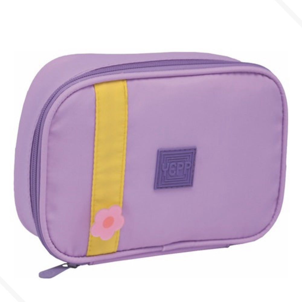 Kit Mochila Escolar de Rodinhas Infantil Lancheira + Estojo