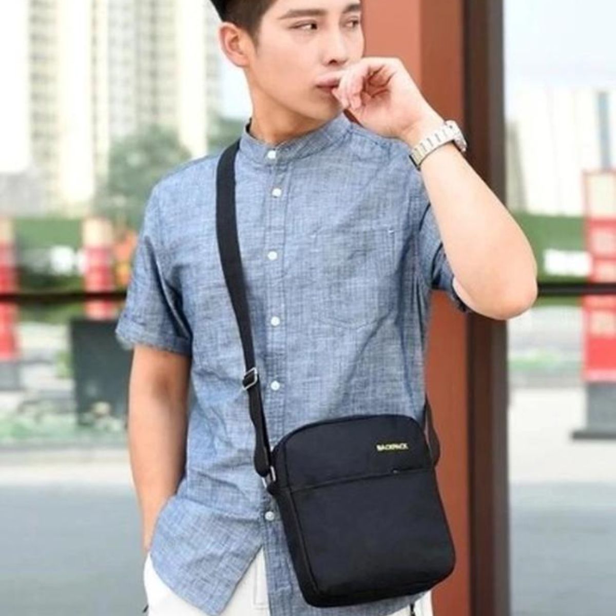 Kit 3 Itens Mochila Versátil Notebook ou Escritório Escolar até 15,6 Polegadas