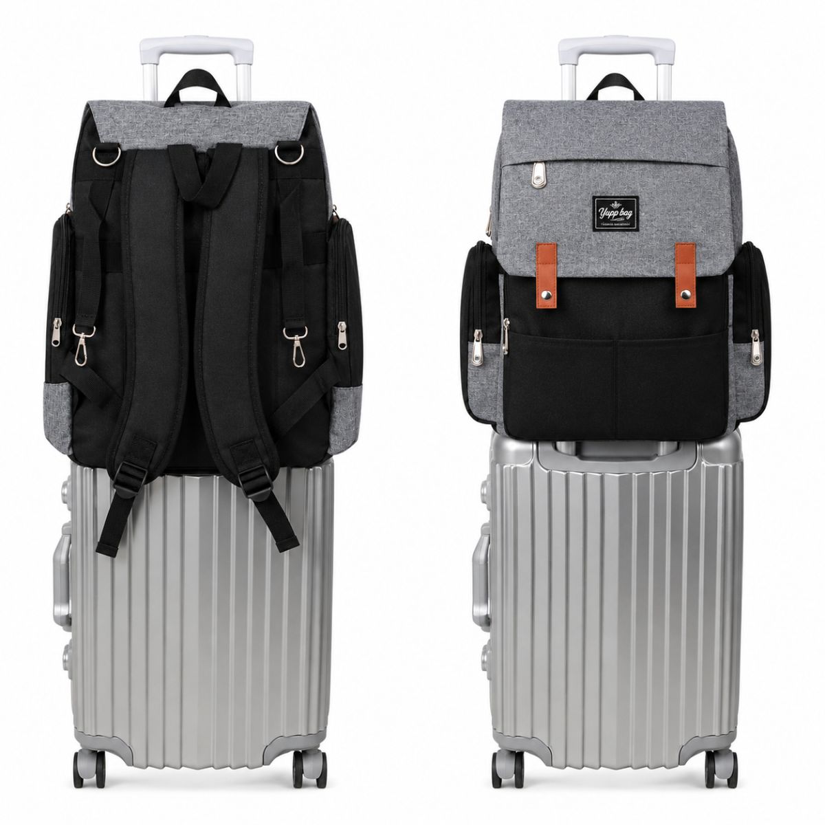 Mochila Bolsa Maternidade Multifunção Gestante Mamadeira Bebê Térmica