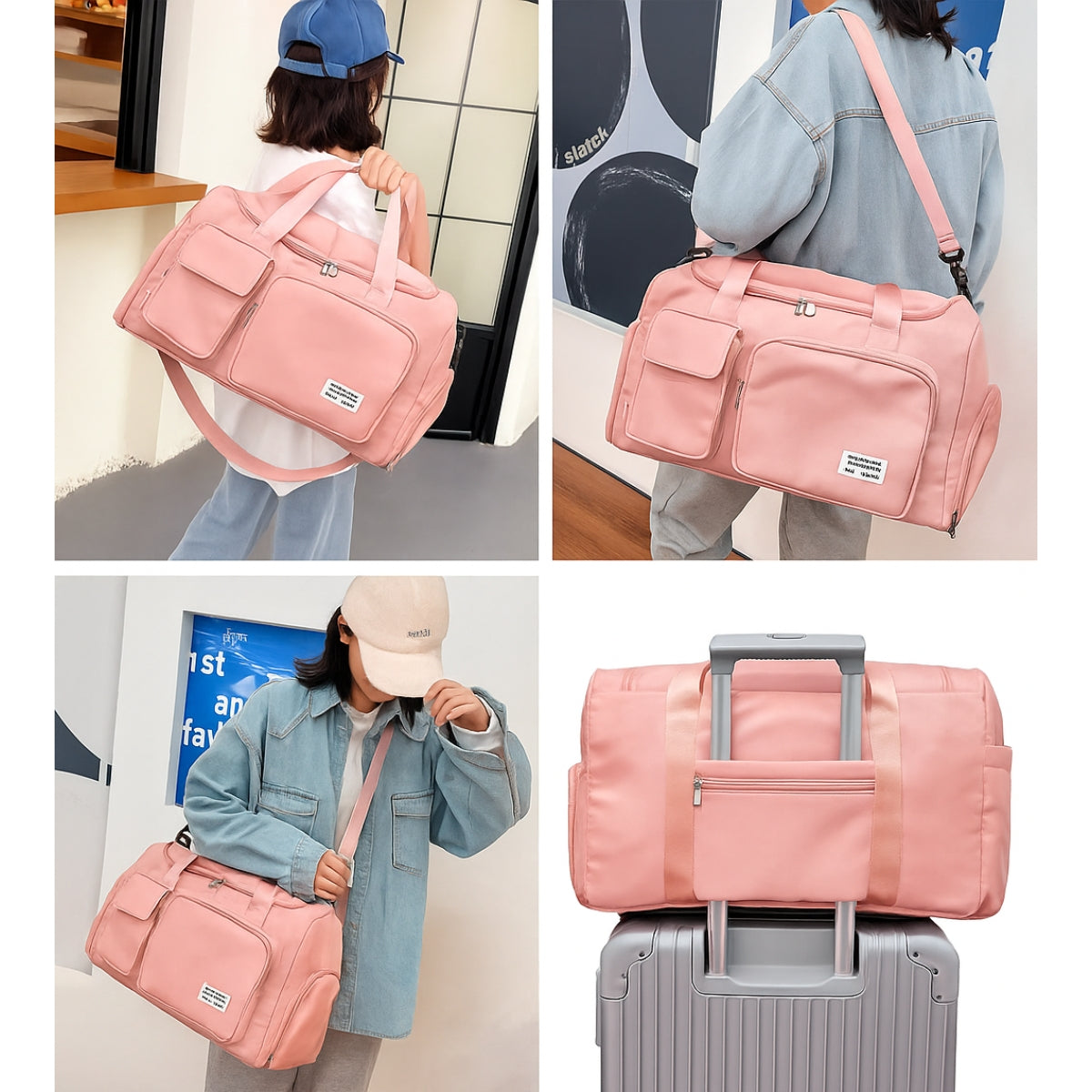 Bolsa Mala Feminina Transversal Academia Treino Blogueira