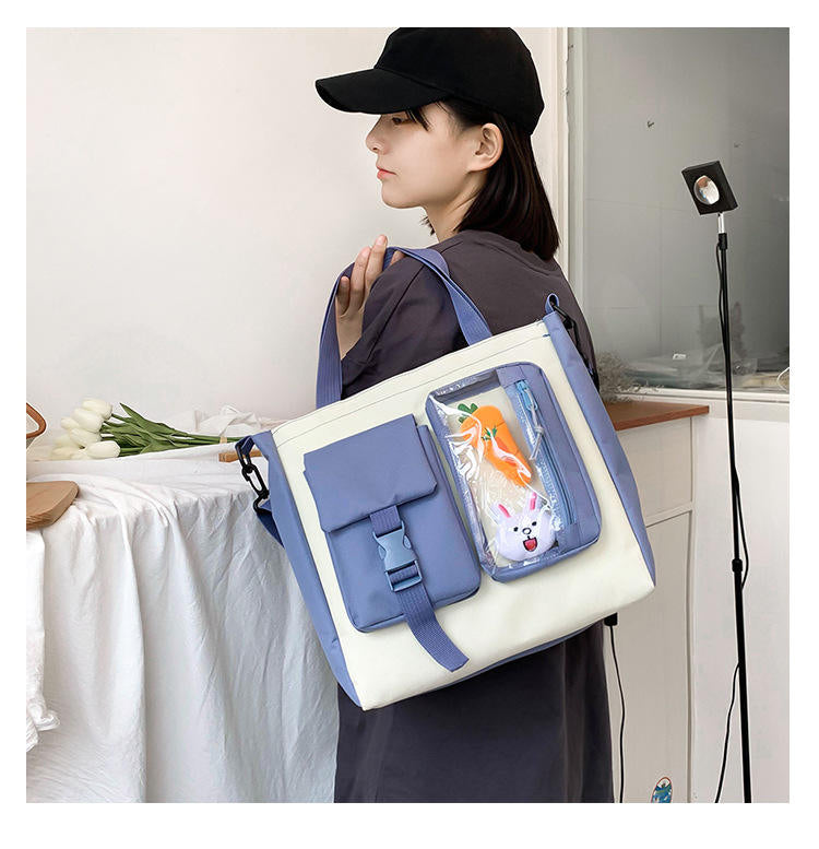 Kit 4 Itens Mochila Escolar Passeio Meninas c/ Espaço para Notebook