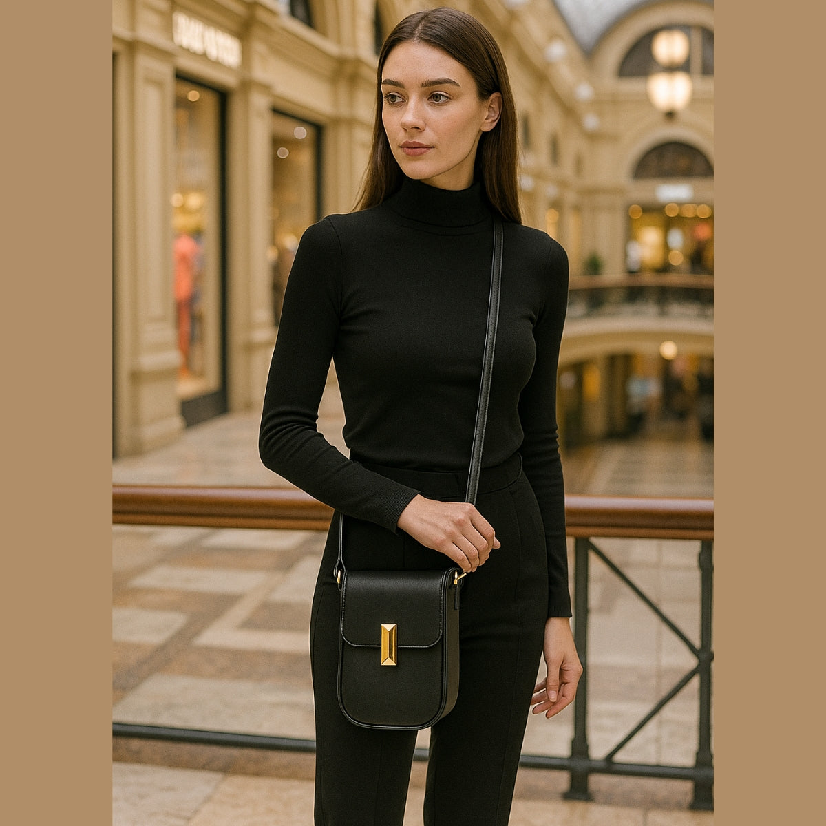 Bolsa Feminina Tiracolo Elegante Porta Celular