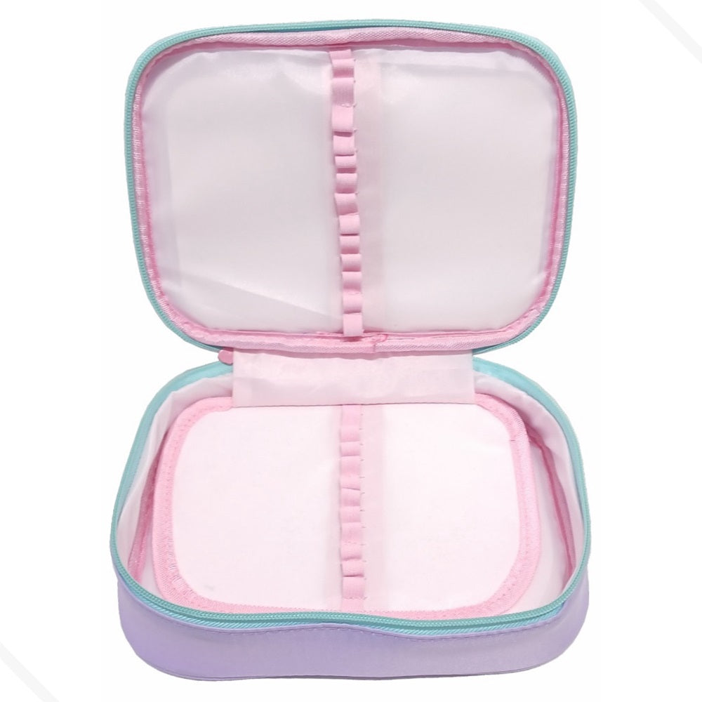 Kit Mochila Escolar de Rodinhas Infantil Lancheira + Estojo