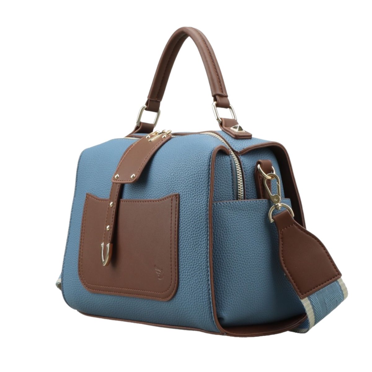 Bolsa Feminina Baú Elegante Golden Fênix