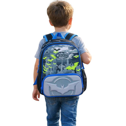 Mochila Bolsa Infantil Menino Costas Darkbat