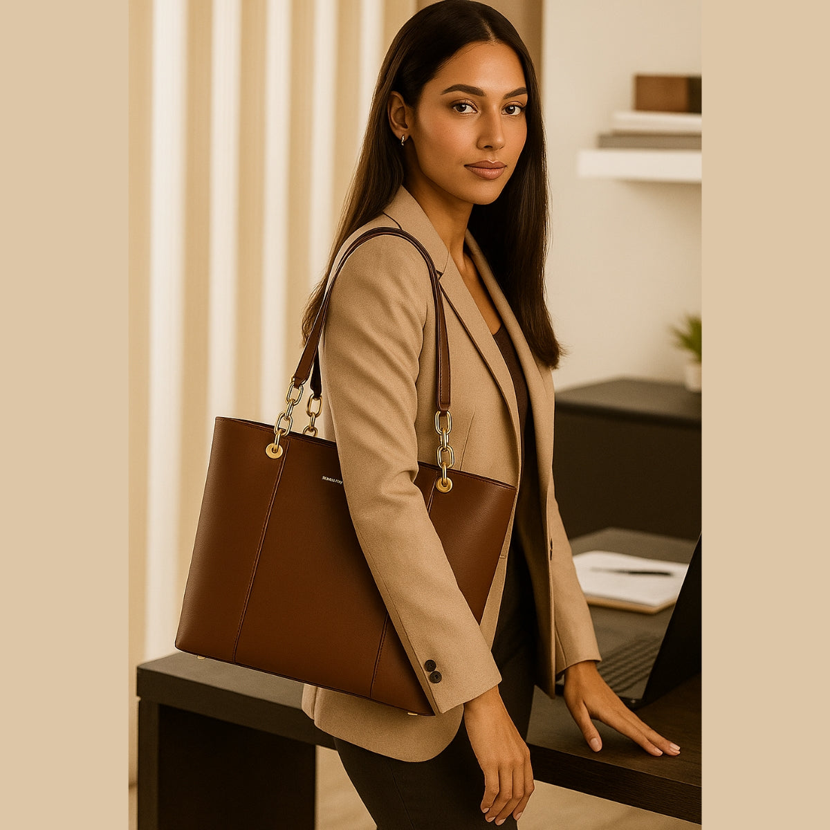 Bolsa Feminina Sofisticada Elegante Golden Fênix