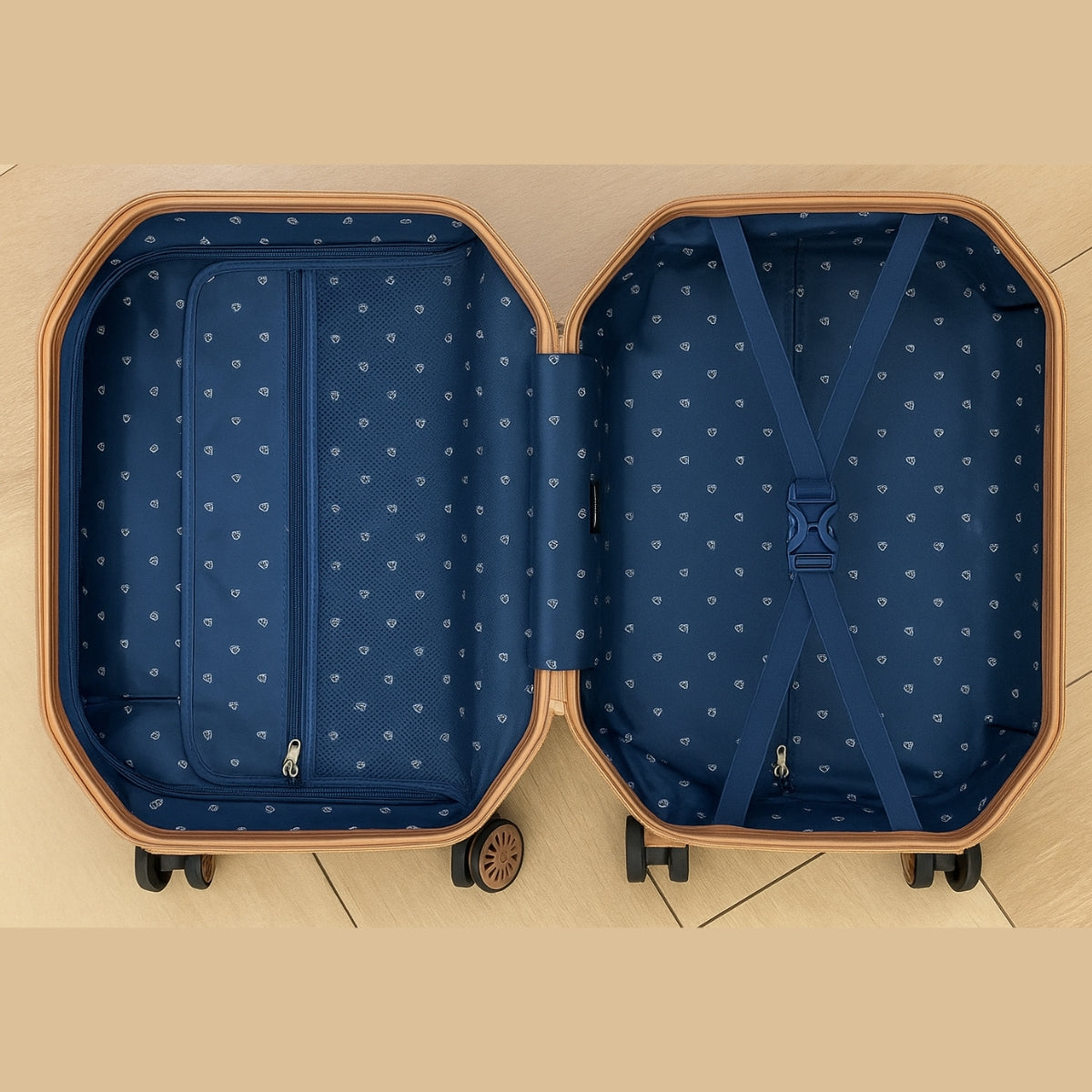 KIT Mala de Bordo viagem Boomerang com Cadeado  e senha