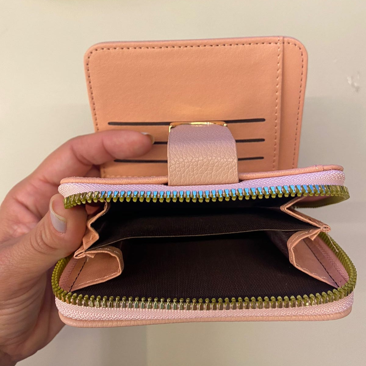 Carteira Feminina Pequena Compacta Elegante Funcional