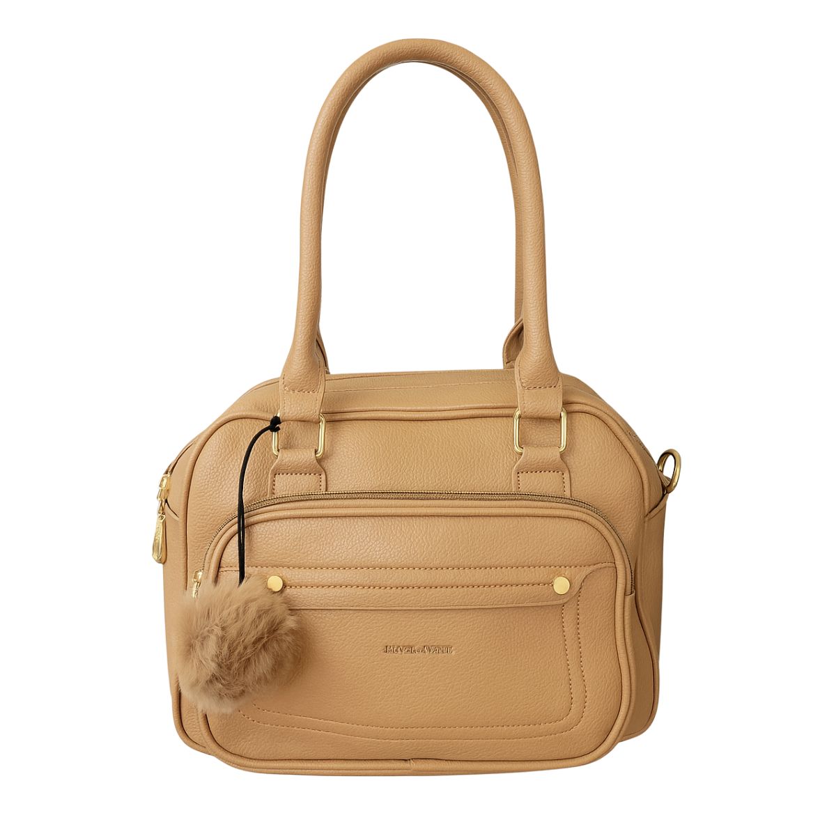 Bolsa Estruturada Glam com Pompom – Bolseira Lux