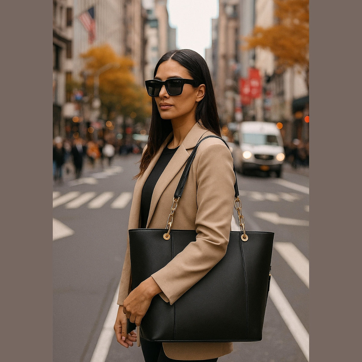 Bolsa Feminina Sofisticada Elegante Golden Fênix