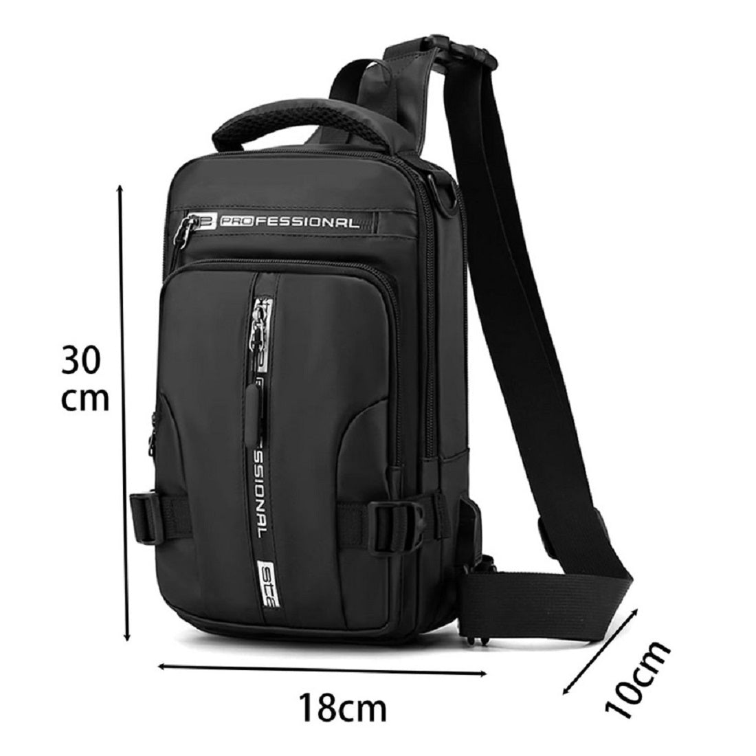 Mochila Bolsa Tiracolo Sling Transversal Unissex Impermeável