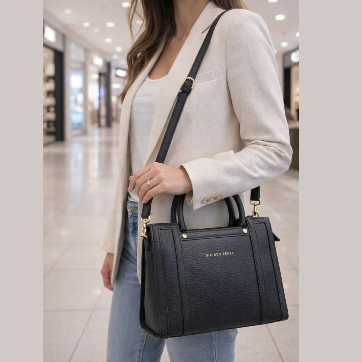 Bolsa Pequena Feminina Golden Fênix