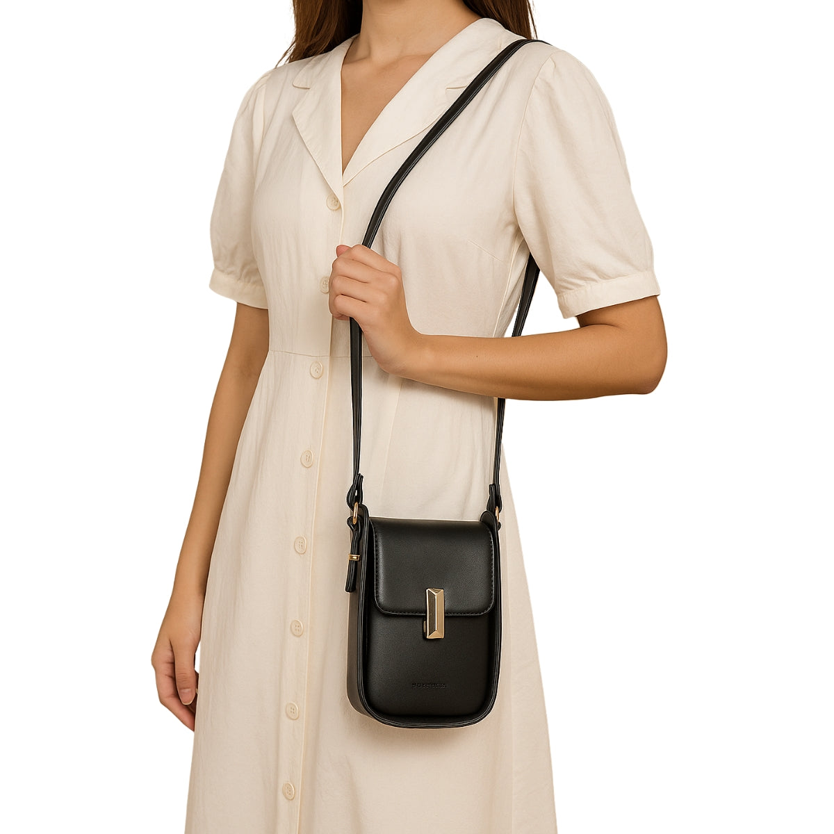 Bolsa Feminina Tiracolo Elegante Porta Celular