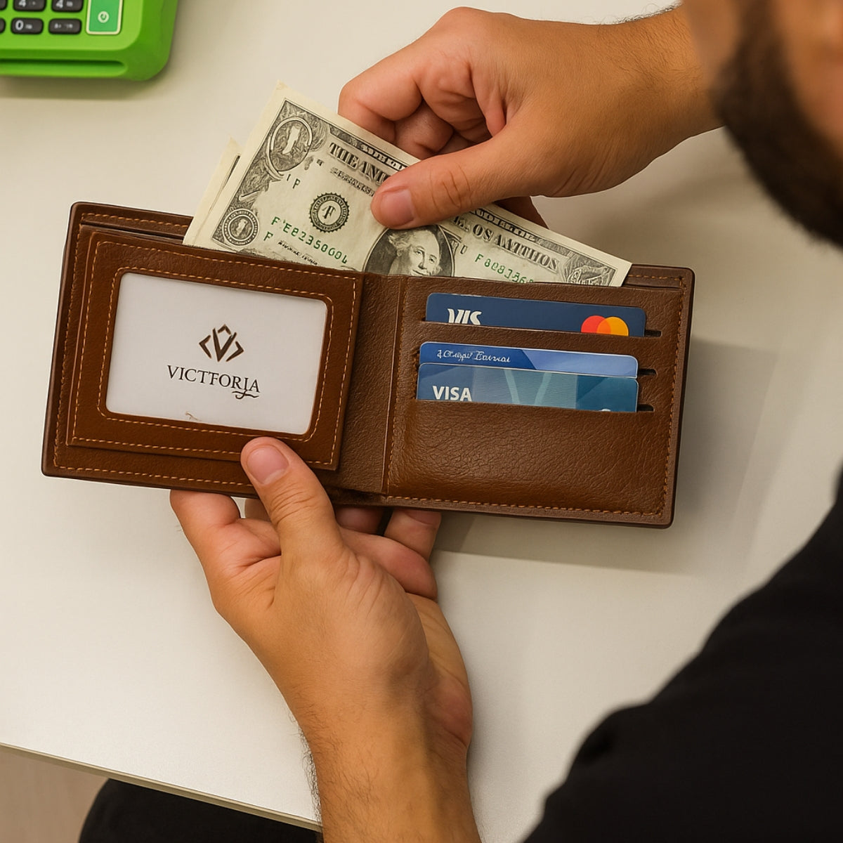 Carteira Masculina Compacta e Funcional