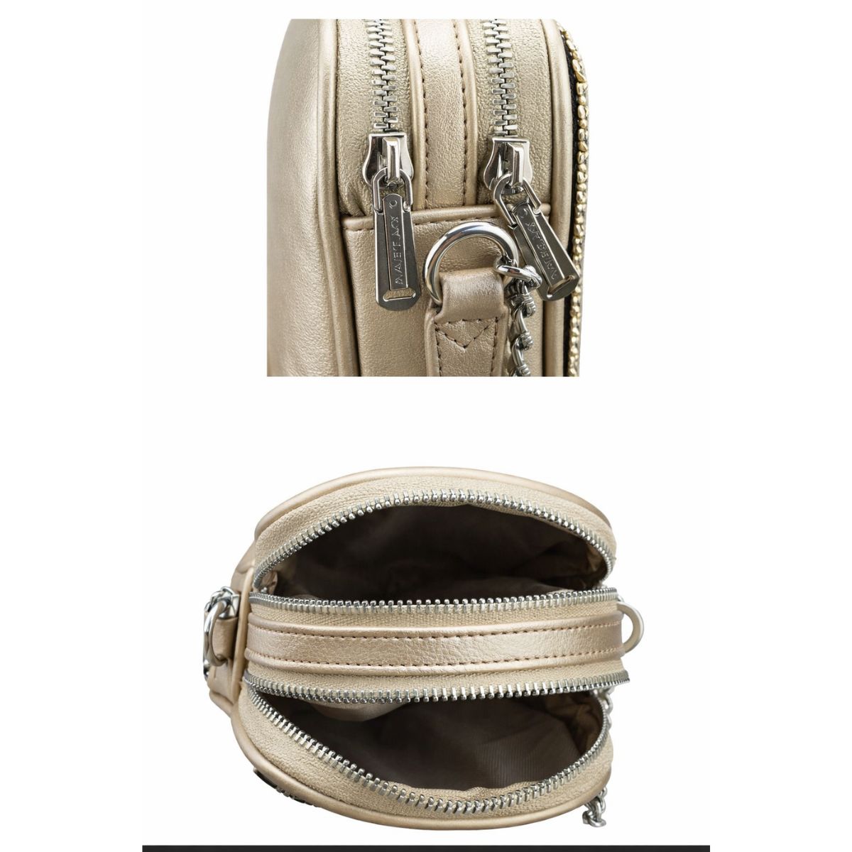 Bolsa Feminina Tiracolo Festa Brilho Golden Fênix