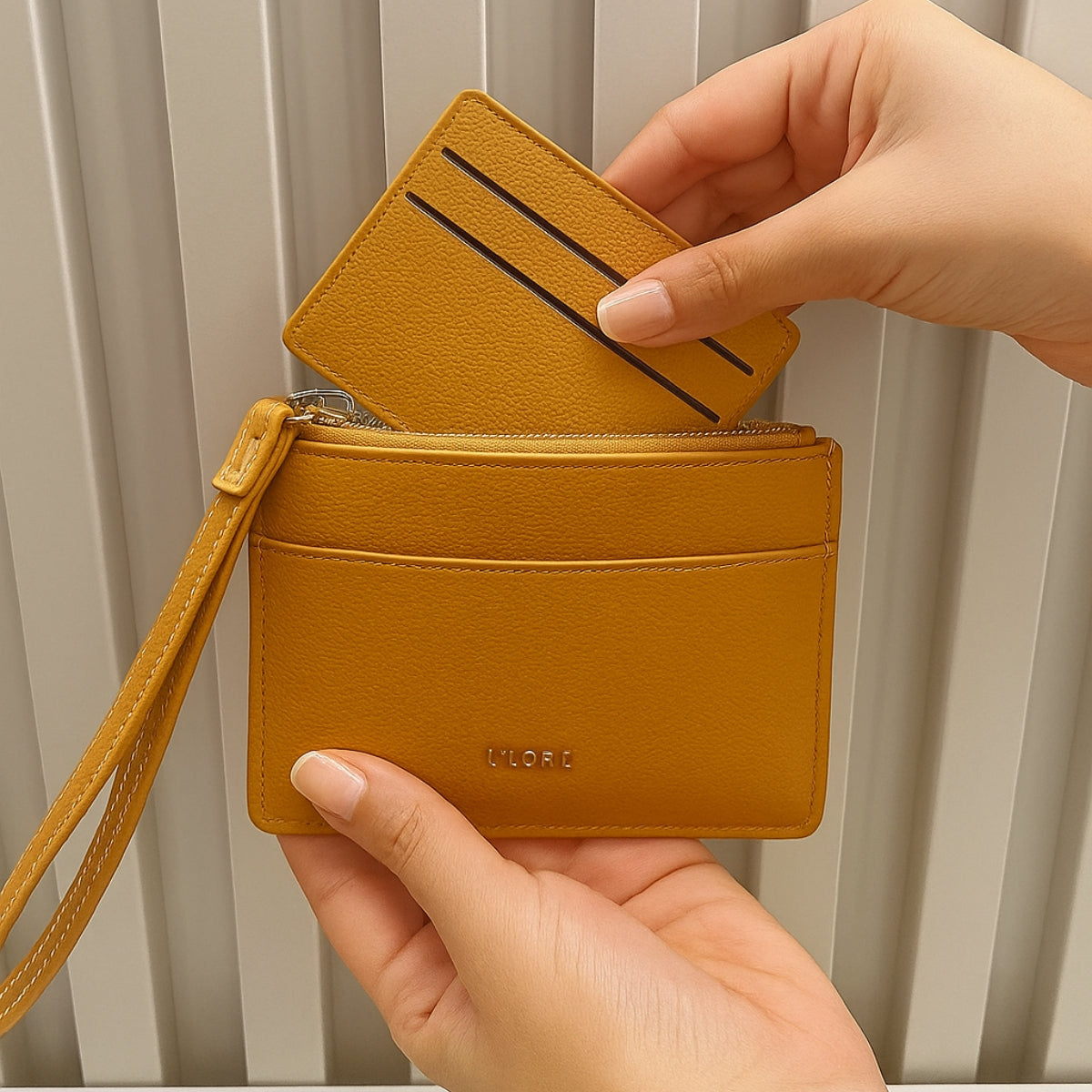 Porta Cartões Bolso P/ Moedas Compacto Funcional