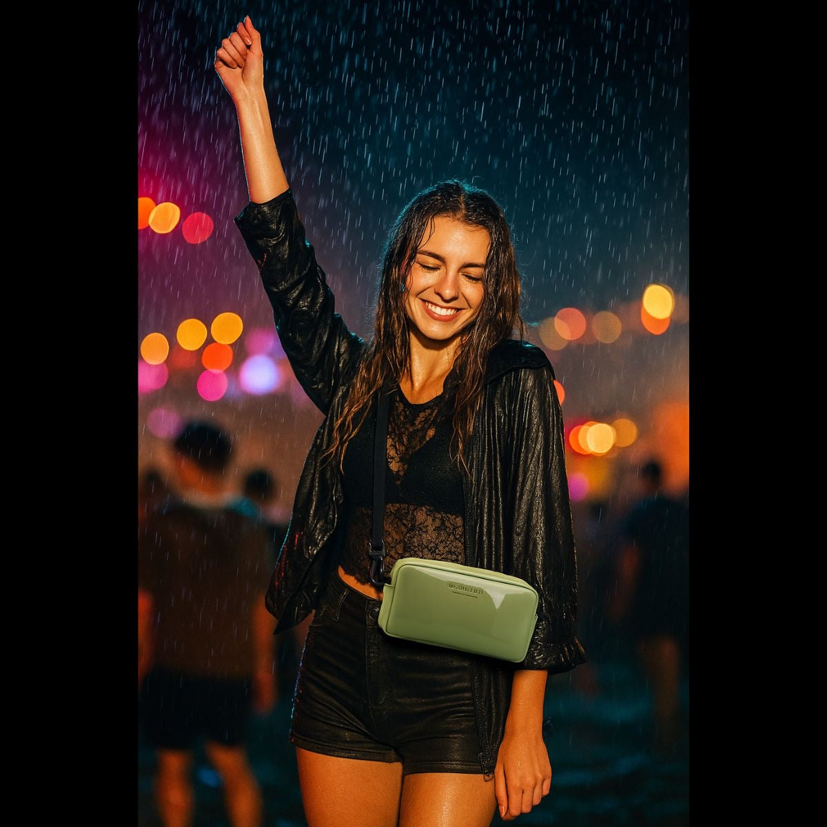 Bolsa Feminina Transversal Verniz Estilosa Impermeável