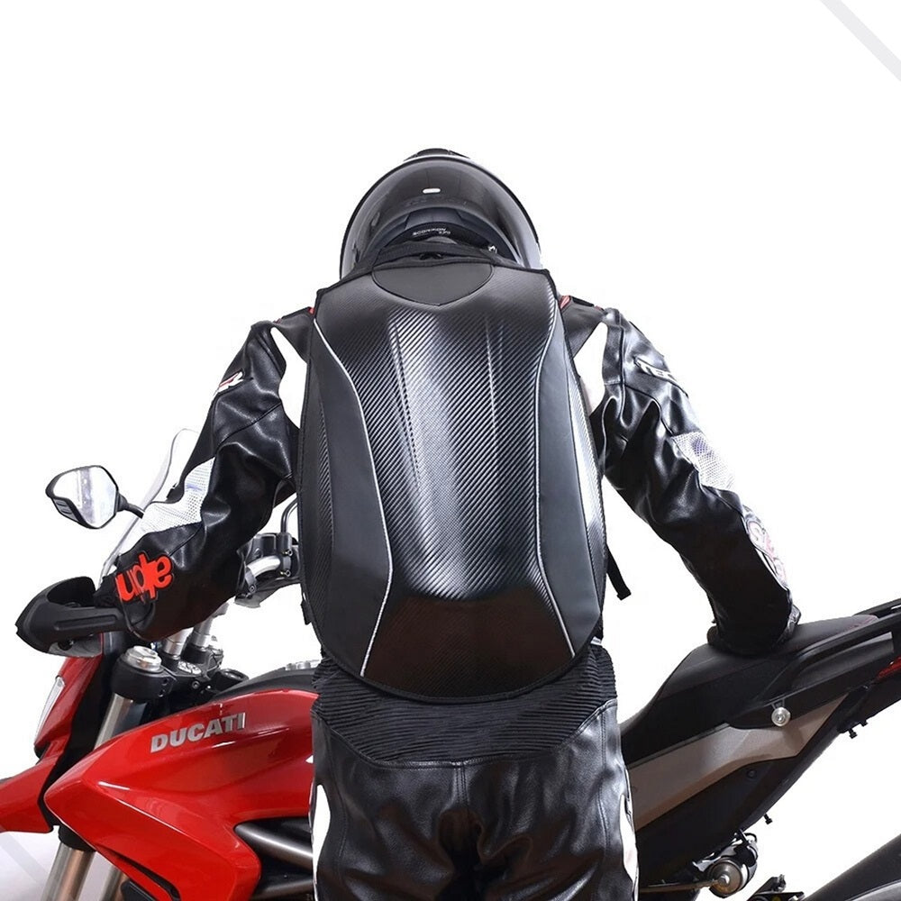 Mochila Porta Capacete Moto Impermeável AntiFurto Reflexivo Verde