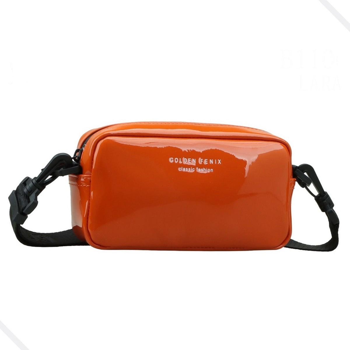 Bolsa Feminina Transversal Verniz Estilosa Impermeável