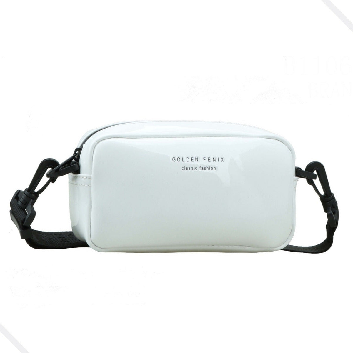 Bolsa Feminina Transversal Verniz Estilosa Impermeável