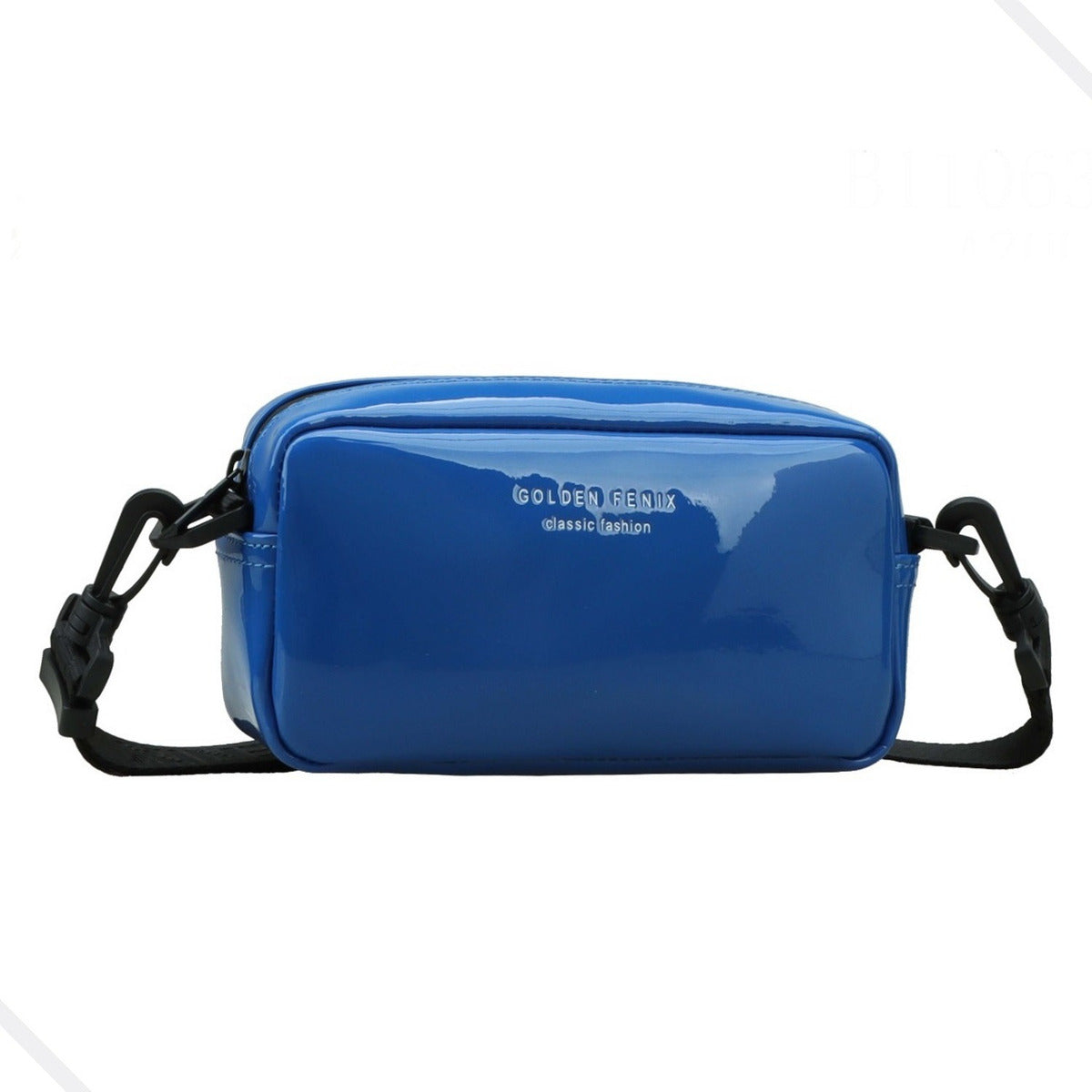 Bolsa Feminina Transversal Verniz Estilosa Impermeável