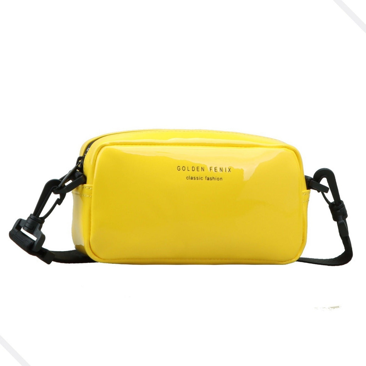 Bolsa Feminina Transversal Verniz Estilosa Impermeável