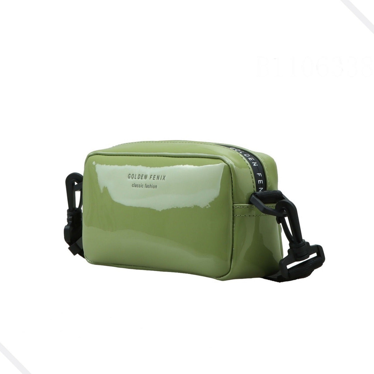 Bolsa Feminina Transversal Verniz Estilosa Impermeável