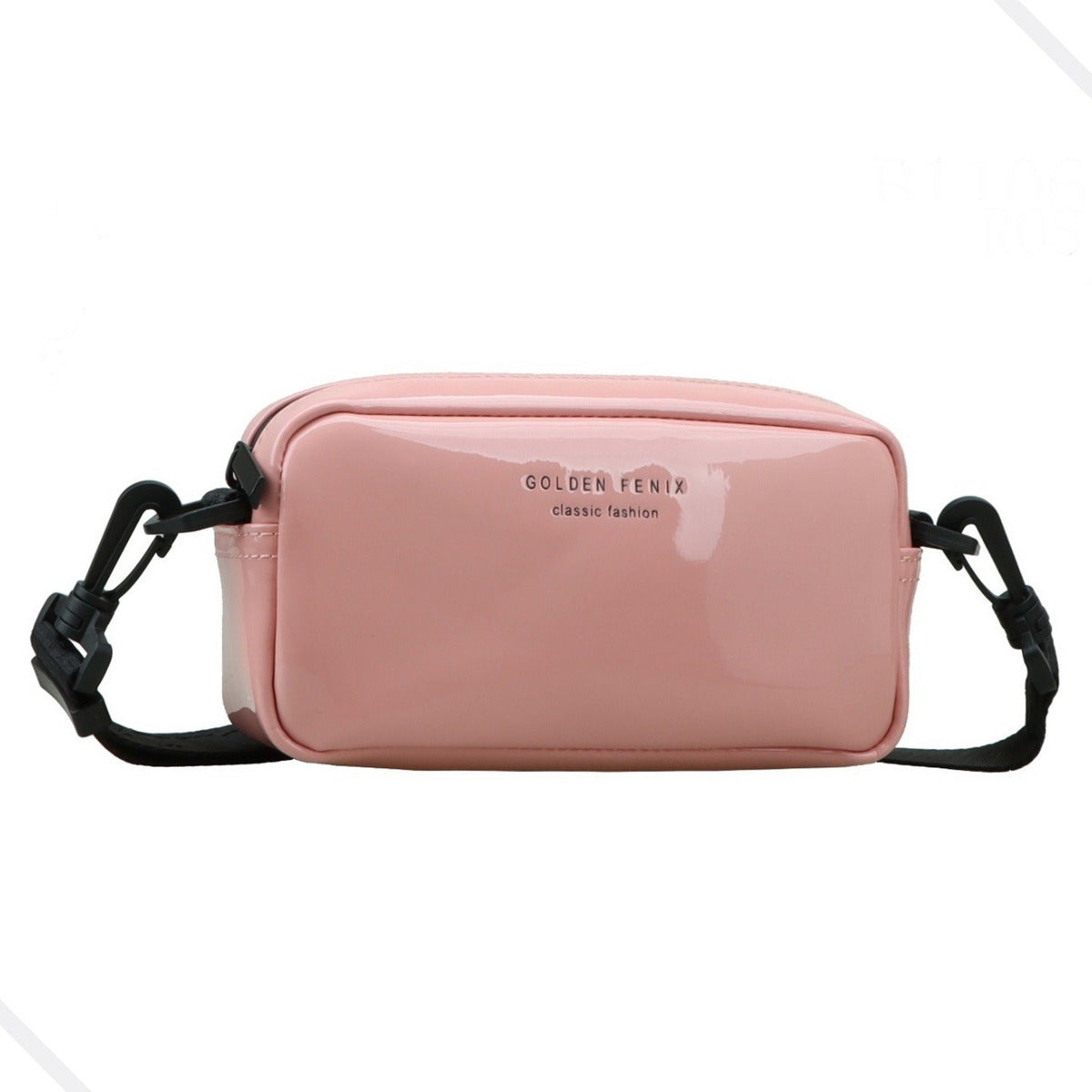 Bolsa Feminina Transversal Verniz Estilosa Impermeável