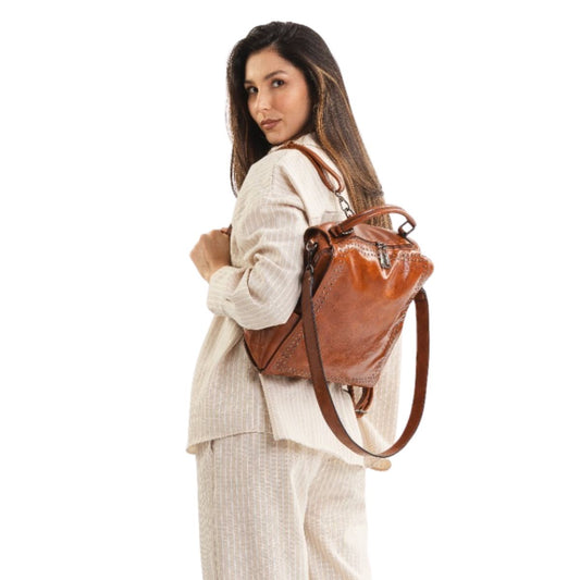 Mochila Bolsa Feminina Spike Golden Fênix