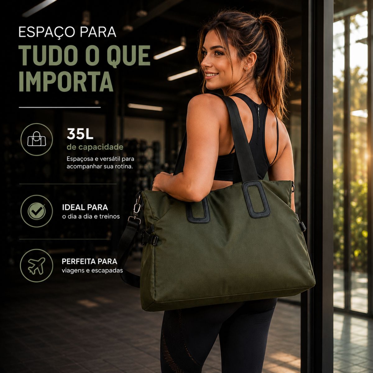 Bolsa Mala Feminina Academia Esportiva Viagem Porta Roupas