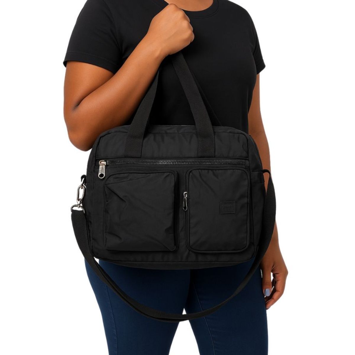 Bolsa Transversal Feminina Notebook Trabalho Universitária